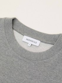 Monocle sweatshirt - grey melange
