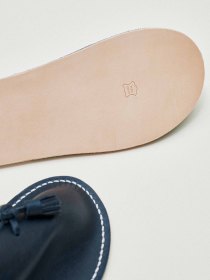 Leather slippers