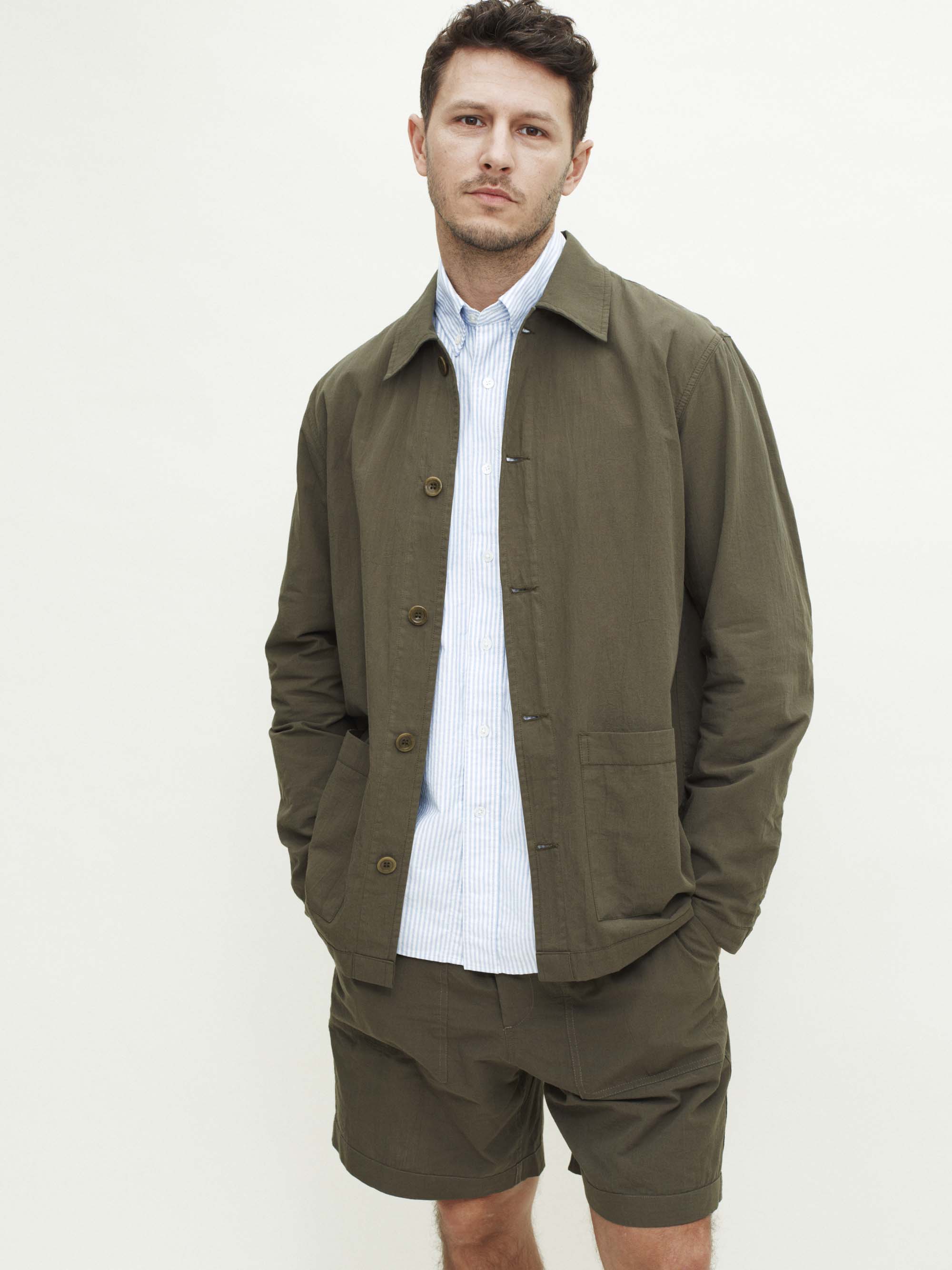 Summer cotton overshirt