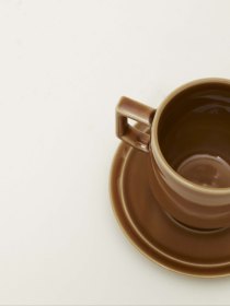 Large mug set caramel