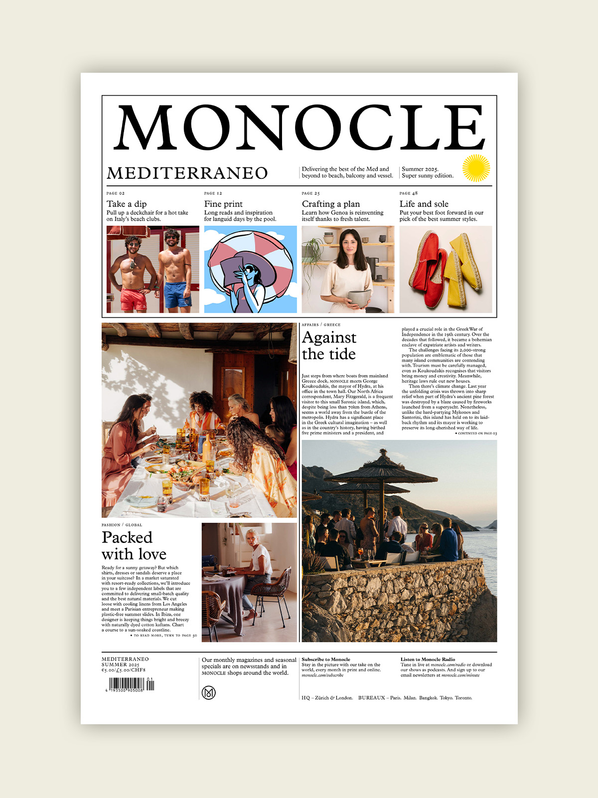 Monocle Mediterraneo Newspaper 2025