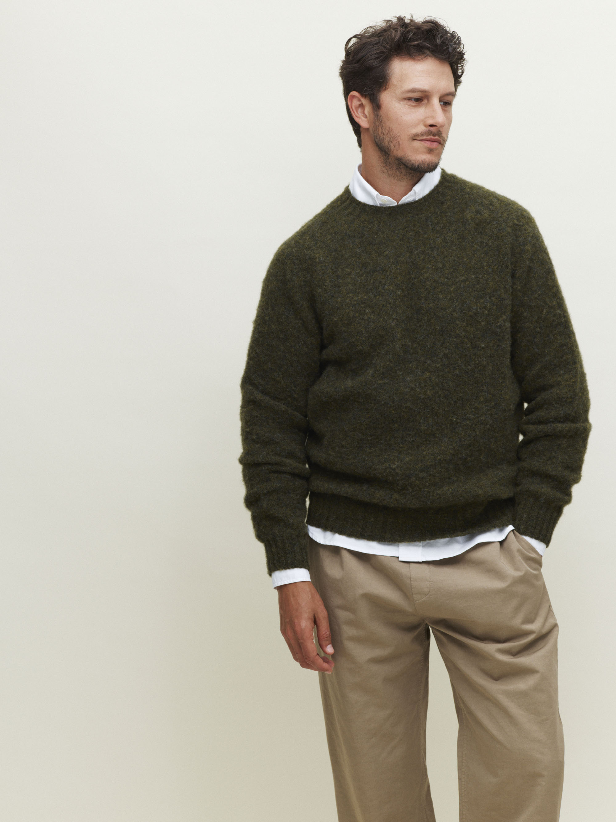 Lambswool crewneck