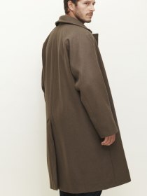 Wool angora coat