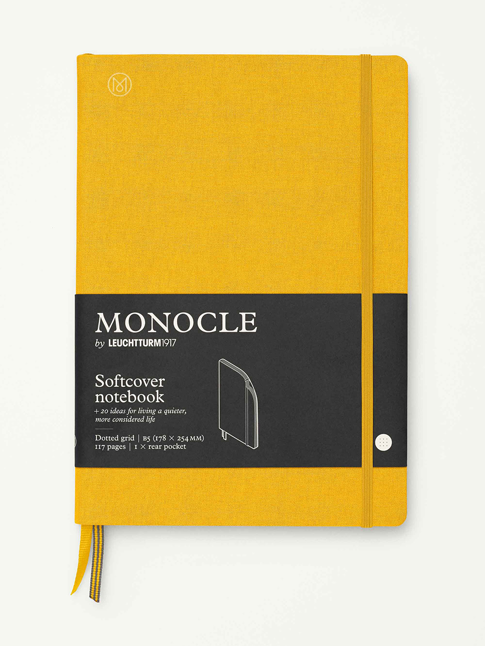 Large B5 softcover linen notebook 