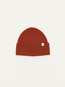 Merino-wool ribbed beanie 