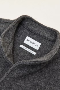 Boiled-wool vest