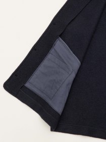 Boiled-wool vest