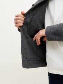 Boiled-wool jacket