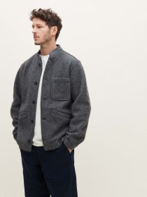 Boiled-wool jacket