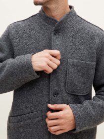 Boiled-wool jacket