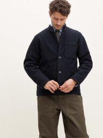 Boiled-wool jacket