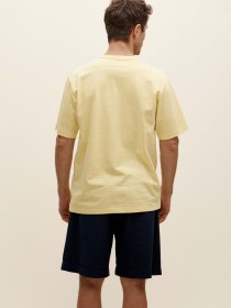 Slub-yarn T-shirt - yellow