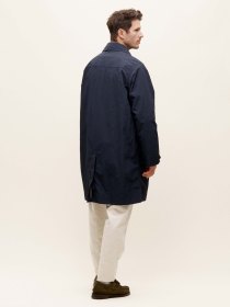 Nylon packable mac - navy