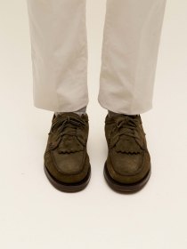 Suede bluchers