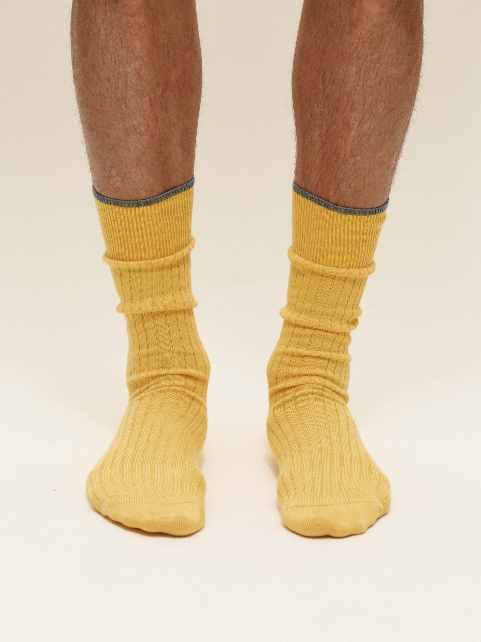 Cotton ribbed socks
