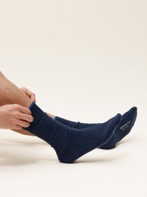 Cotton ribbed socks