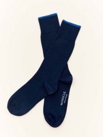 Cotton ribbed socks