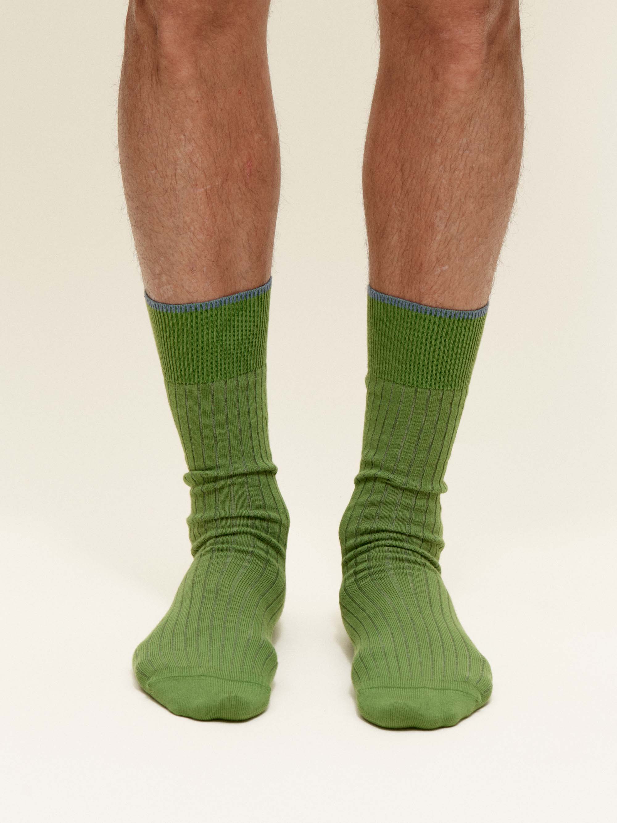 Cotton ribbed socks
