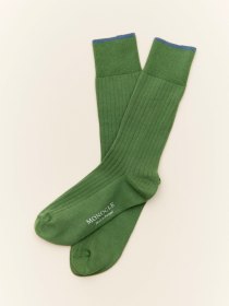 Cotton ribbed socks