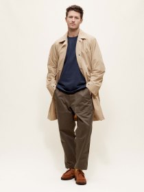 Nylon packable mac - khaki