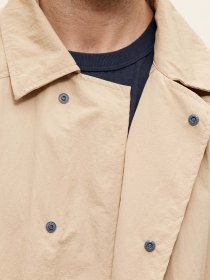 Nylon packable mac - khaki