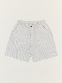 Seersucker shorts - blue stripes
