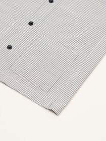 Seersucker overshirt - blue stripes
