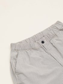 Seersucker shorts - blue stripes