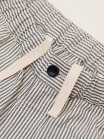 Seersucker shorts - blue stripes