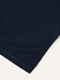 Short-sleeved popover shirt - navy