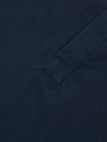 Short-sleeved popover shirt - navy