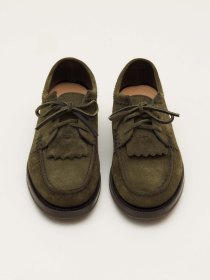 Suede bluchers
