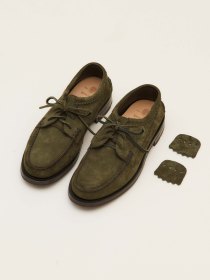 Suede bluchers