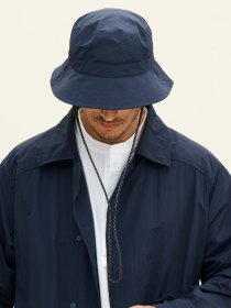 Nylon rain hat - navy