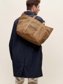 Trolley tote - brown