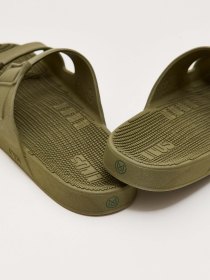 Double-strap sandals - moss