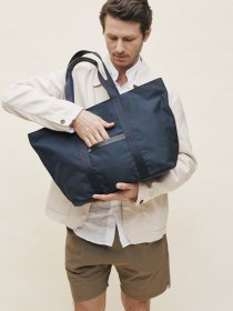 Trolley tote - navy