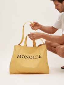 Canvas beach bag - yellow
