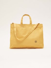 Canvas beach bag - yellow