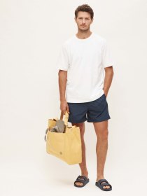 Canvas beach bag - yellow