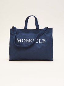 Canvas beach bag - navy