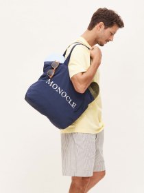 Packable beach bag - navy