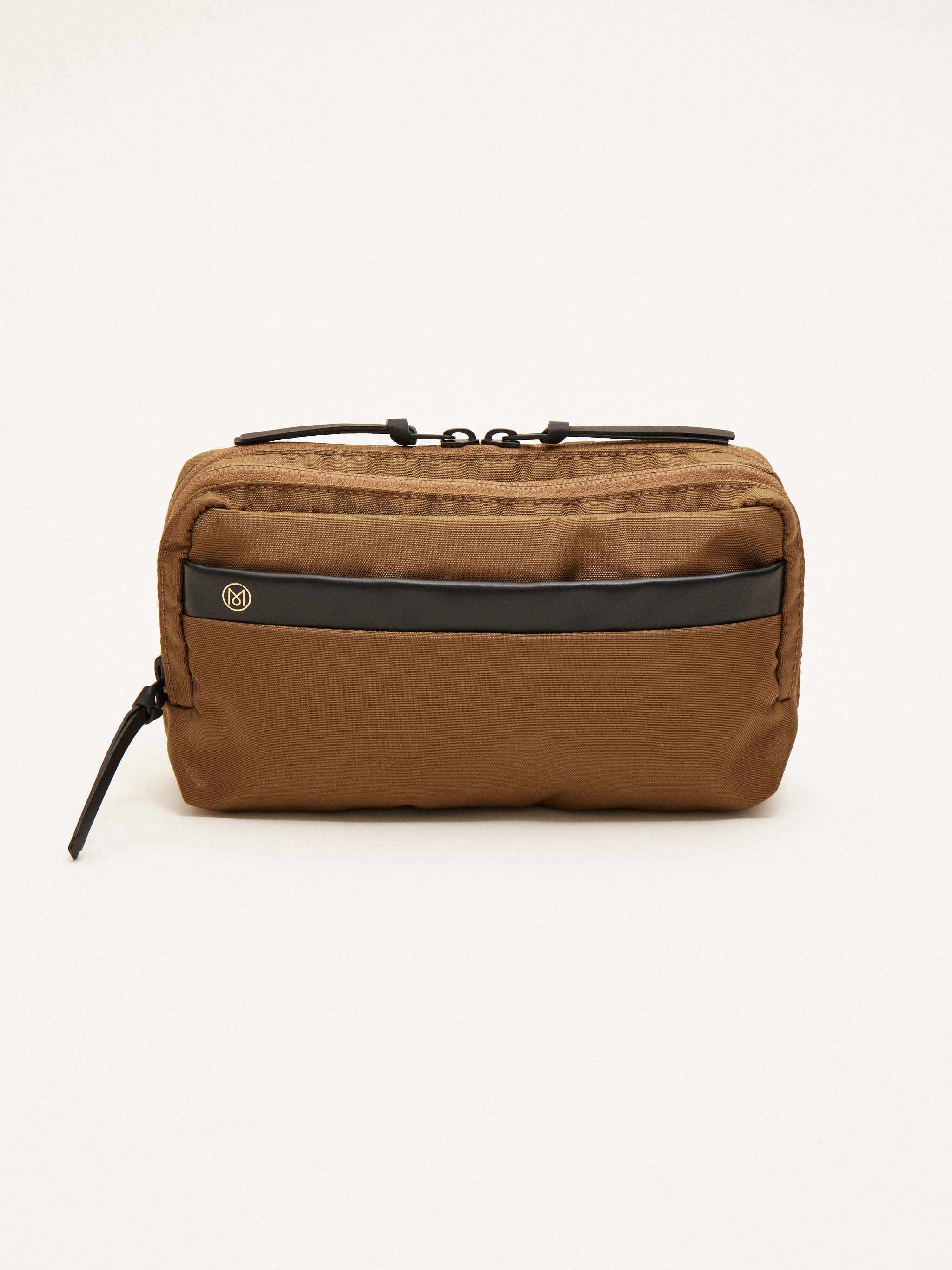 Toiletry pouch - brown