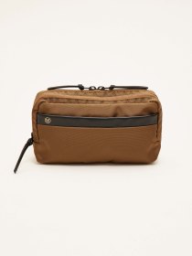 Toiletry pouch - brown