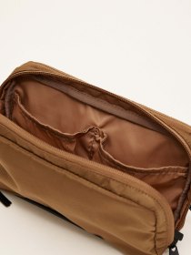 Toiletry pouch - brown