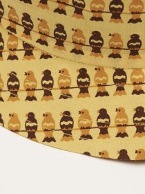 Printed bucket hat - yellow