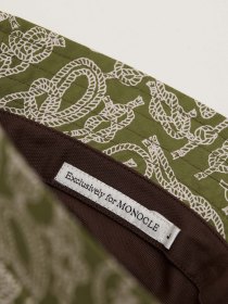 Printed bucket hat - olive