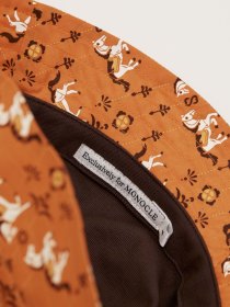 Printed bucket hat - orange