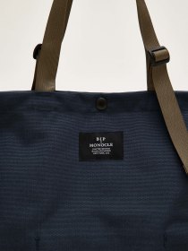 Carry-all tote - navy/green
