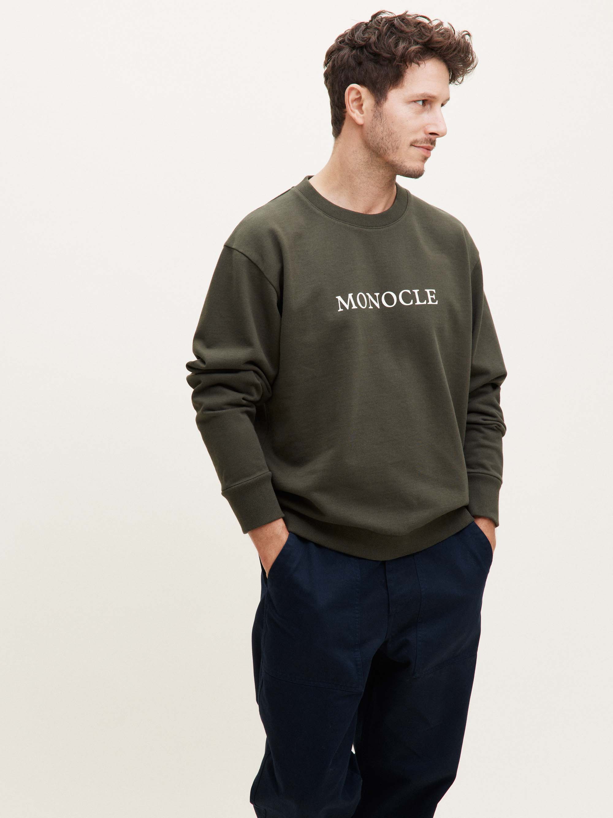 Monocle sweatshirt - olive